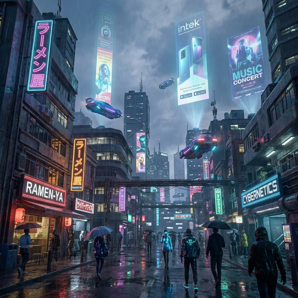 Cyberpunk city