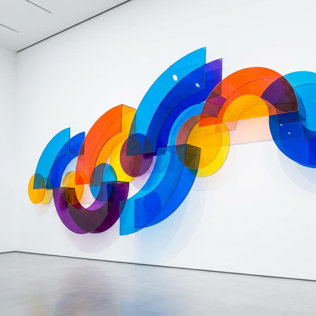 Abstract geometric art